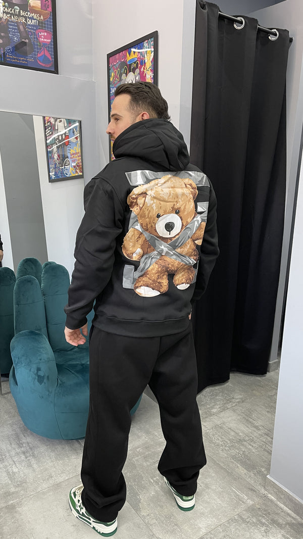 FELPA NERA MOD. OFF WHI*E